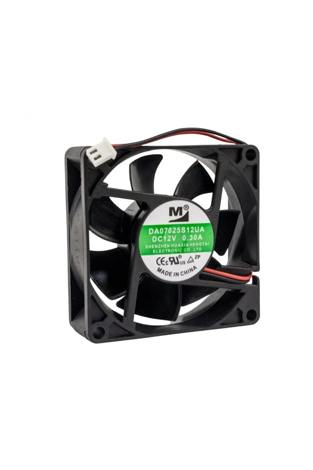 70x70x25mm 12V 0,30A Fan 2 Kablolu