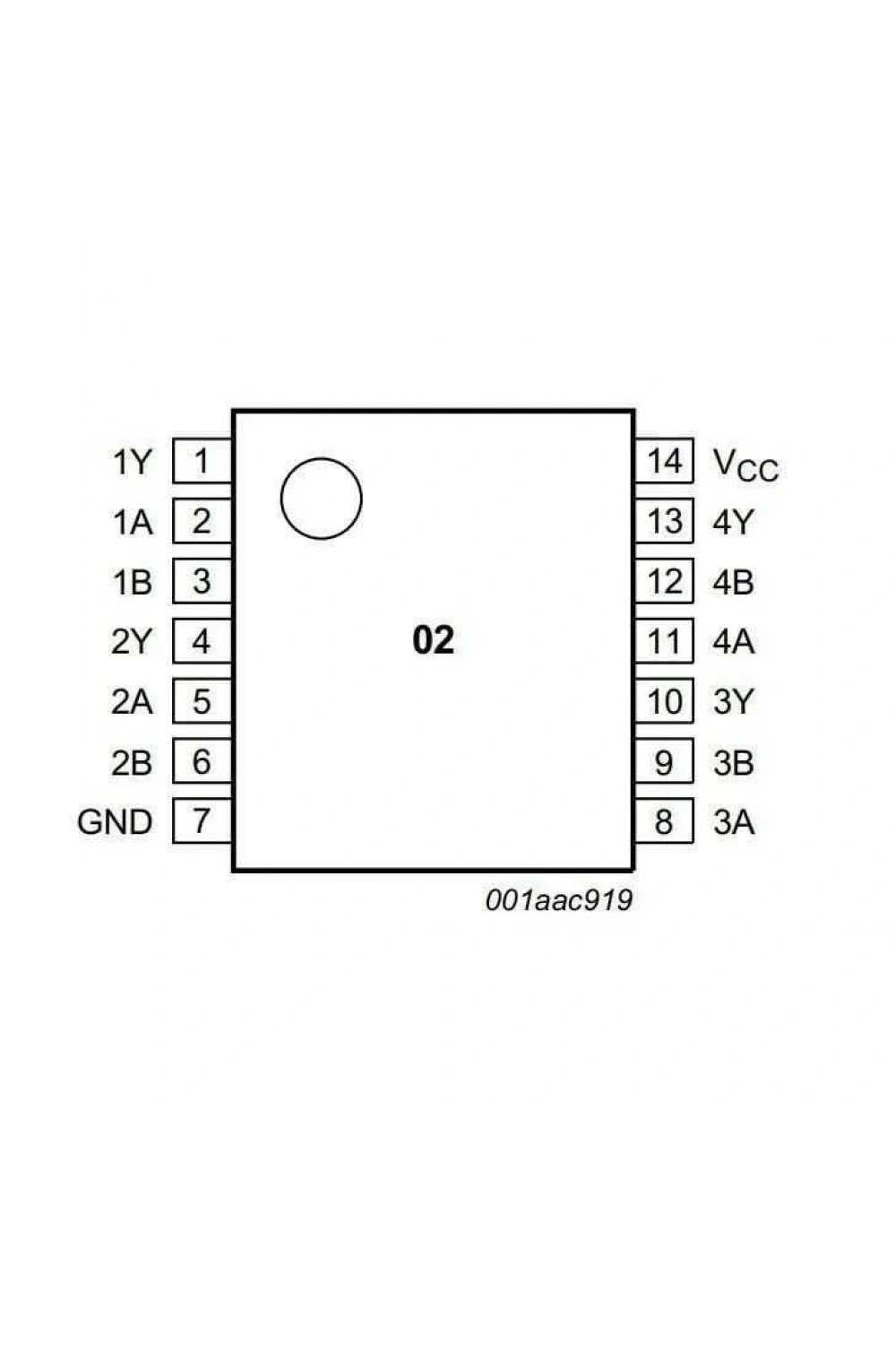 74HC02 SMD Entegre