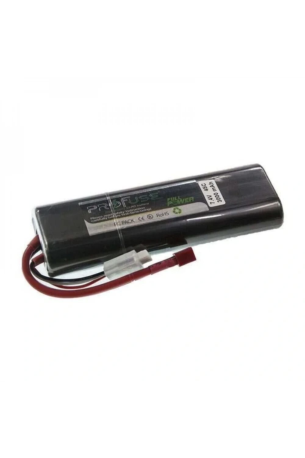 7,4V 18650 Lipo Batarya 3000mAh 25C - Kutulu