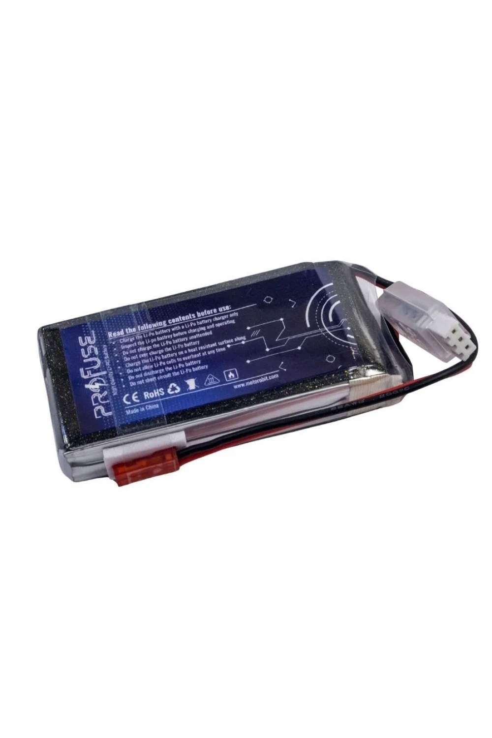 7.4V 2S 1300mAh 40C Lipo Batarya
