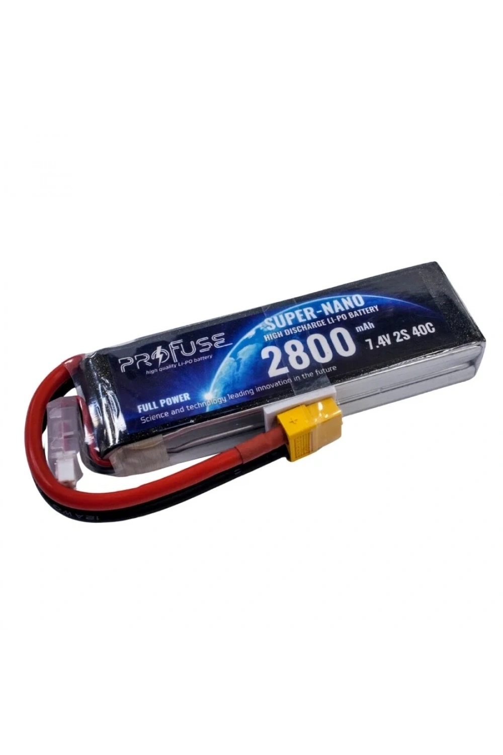 7.4V 2S 2800mAh 40C Lipo Batarya