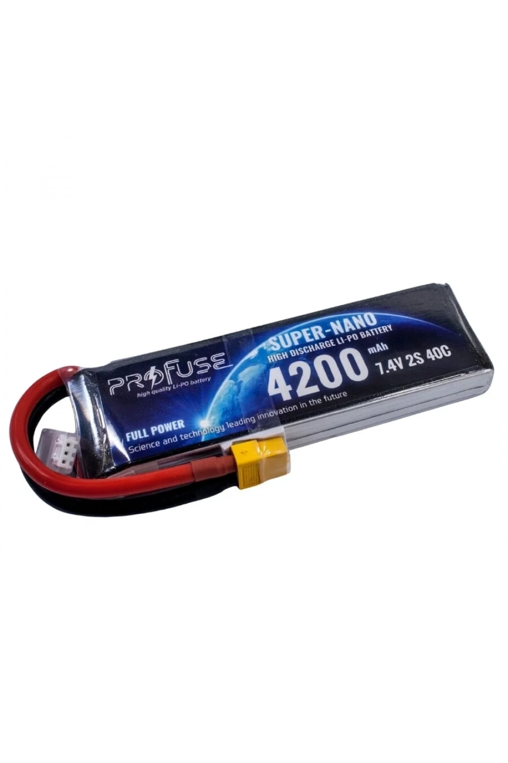 7,4V 2S 4200mAh 40C Lipo Batarya