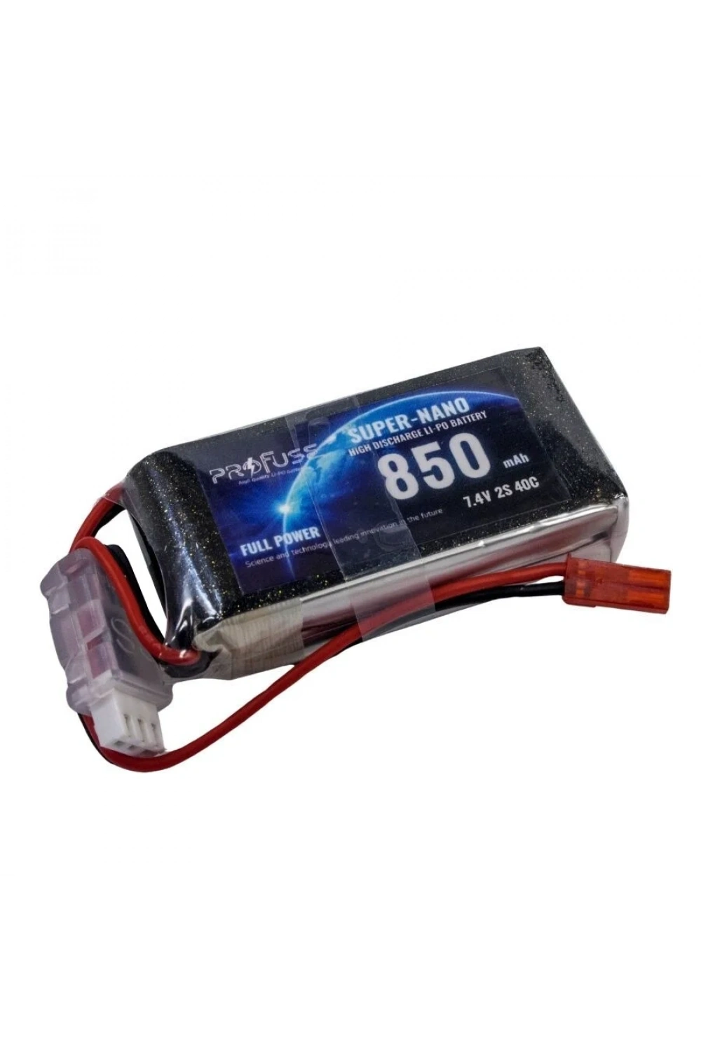 7.4V 2S 850mAh 40C Lipo Batarya