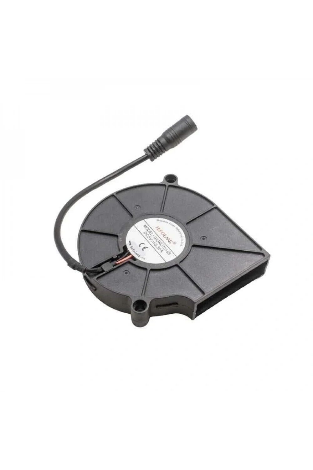 75X75X15mm 5V 0.3A Salyangoz Fan - 5.5x2.5mm Adaptör Girişli