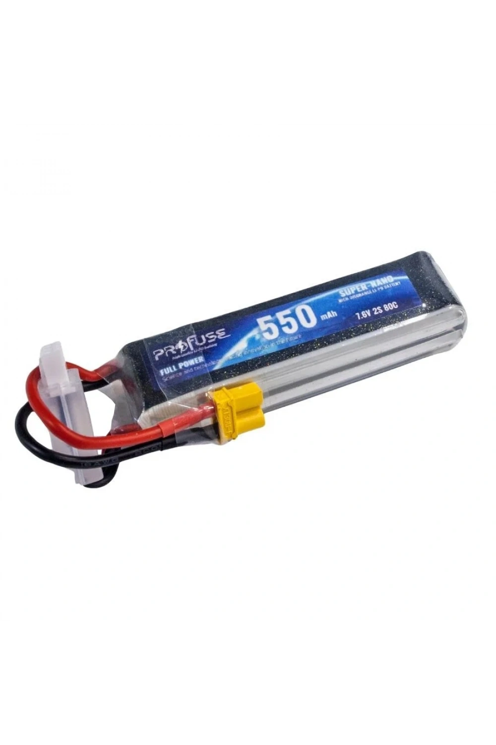 7.6V 550mAh 80C Lipo Batarya - Drone Pili