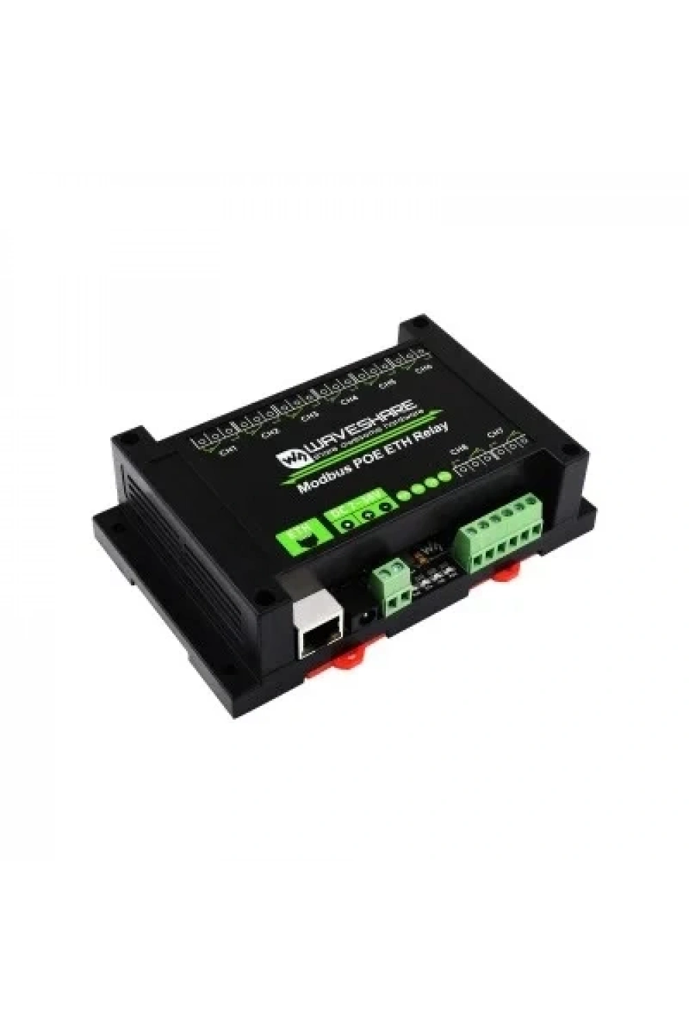 8 Kanallı Ethernet Röle Modülü - Modbus RTU/Modbus TCP Protokolü- PoE Ethernet Port