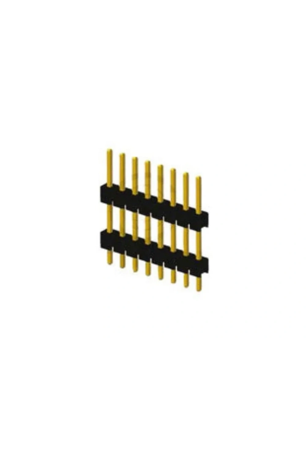 8 Pin (1x8) 2.54mm 2 Katlı Erkek Pin Header