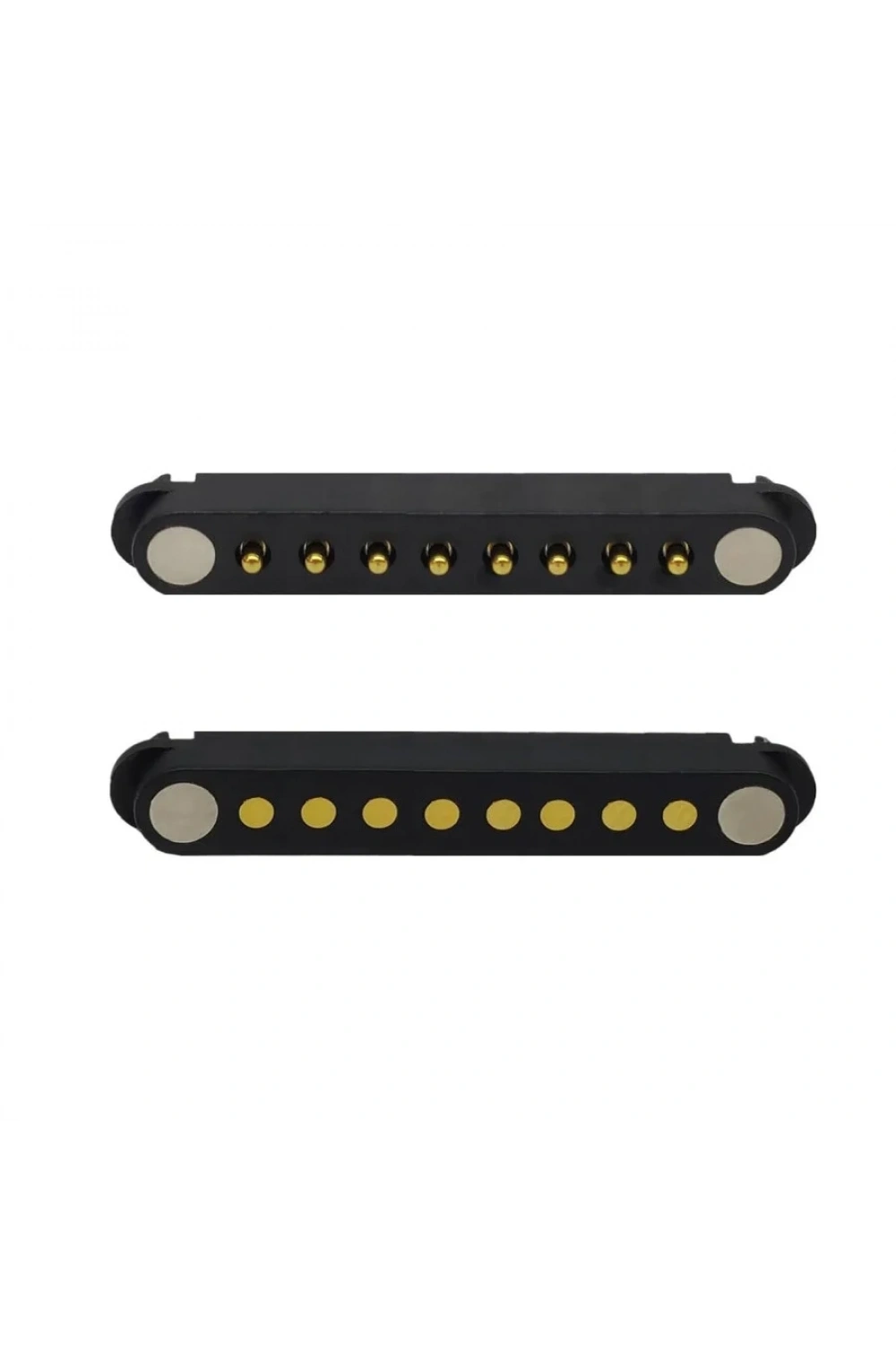 8-Pin 2.54mm Pogo Pin Manyetik Konnektör Takımı