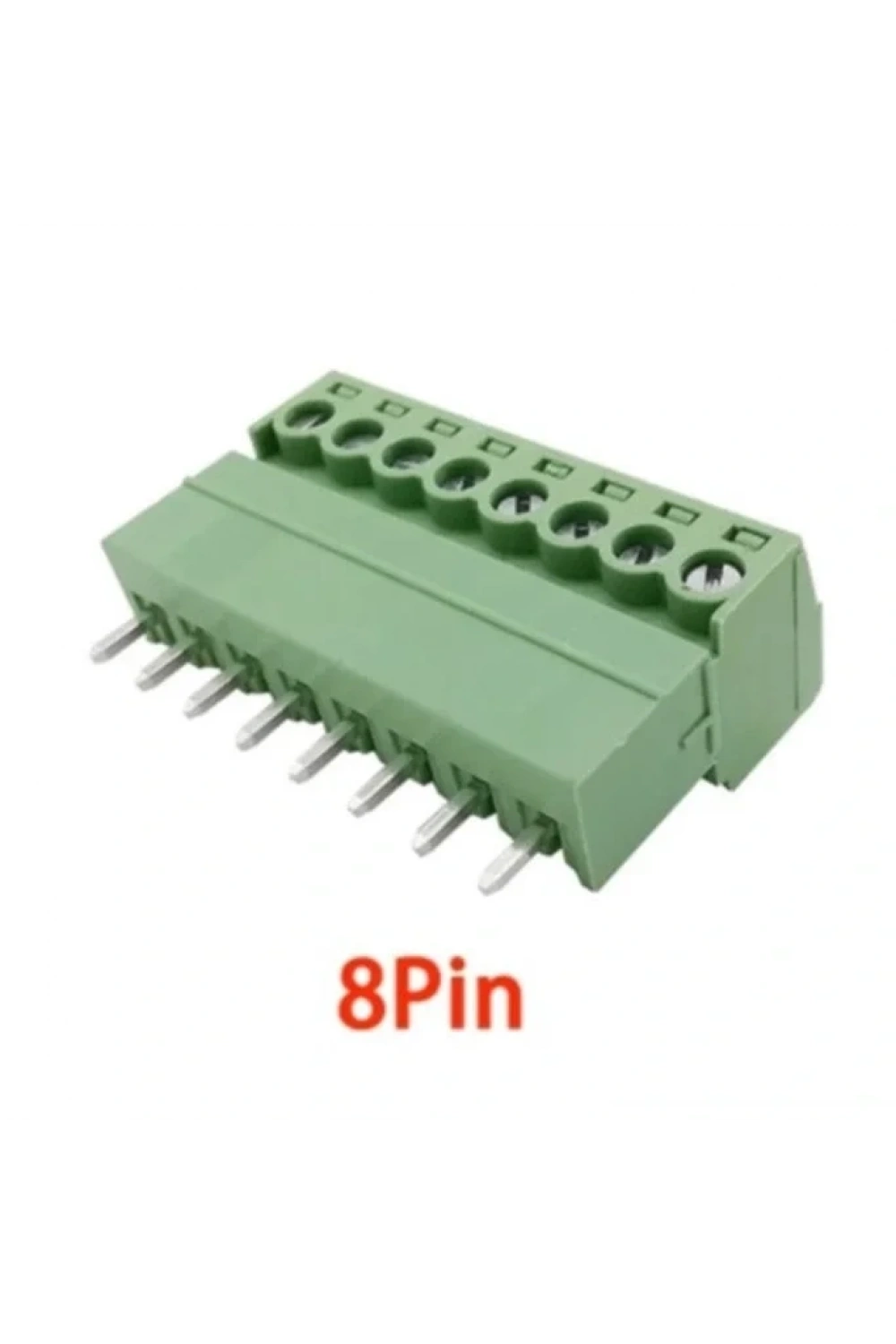 8 Pin 3.81mm Geçmeli 90C Takım Klemens