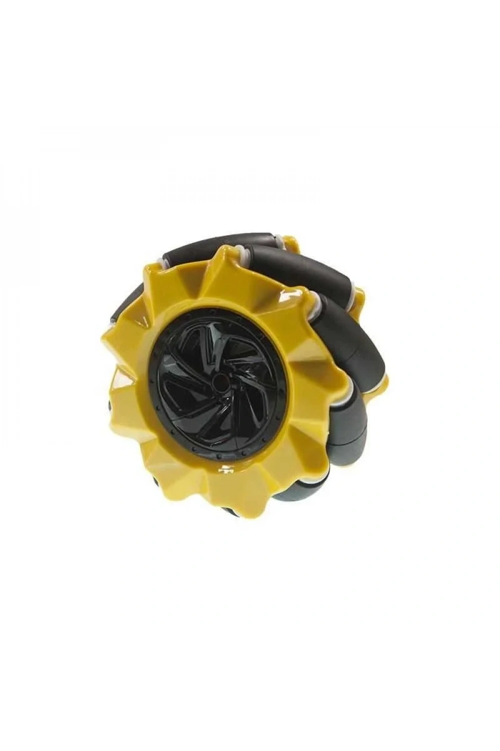 80mm Sarı Omni Mecanum Tekerlek - Sol