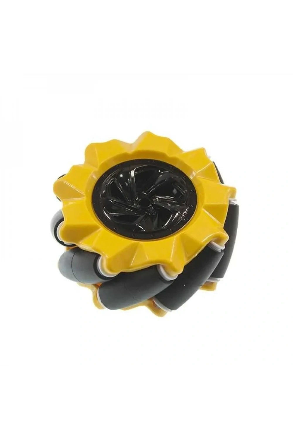 80mm Sarı Omni Mecanum Tekerlek - Sol