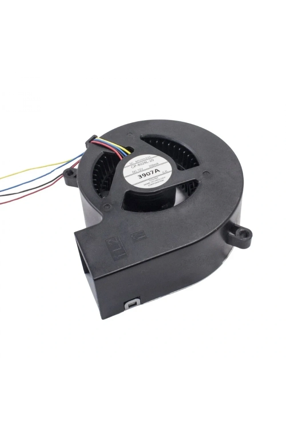 80x80x28mm 12V 0.2A 4P Salyangoz Fan