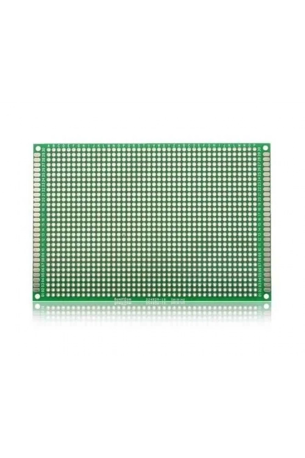 8x12cm Epoxy Tek Taraflı Delikli Plaket