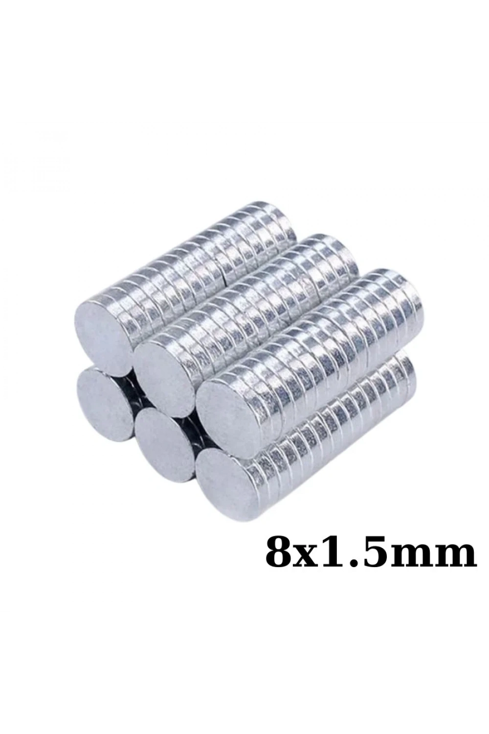 8x1.5mm Neodyum Güçlü Mıknatıs - Neodim Magnet