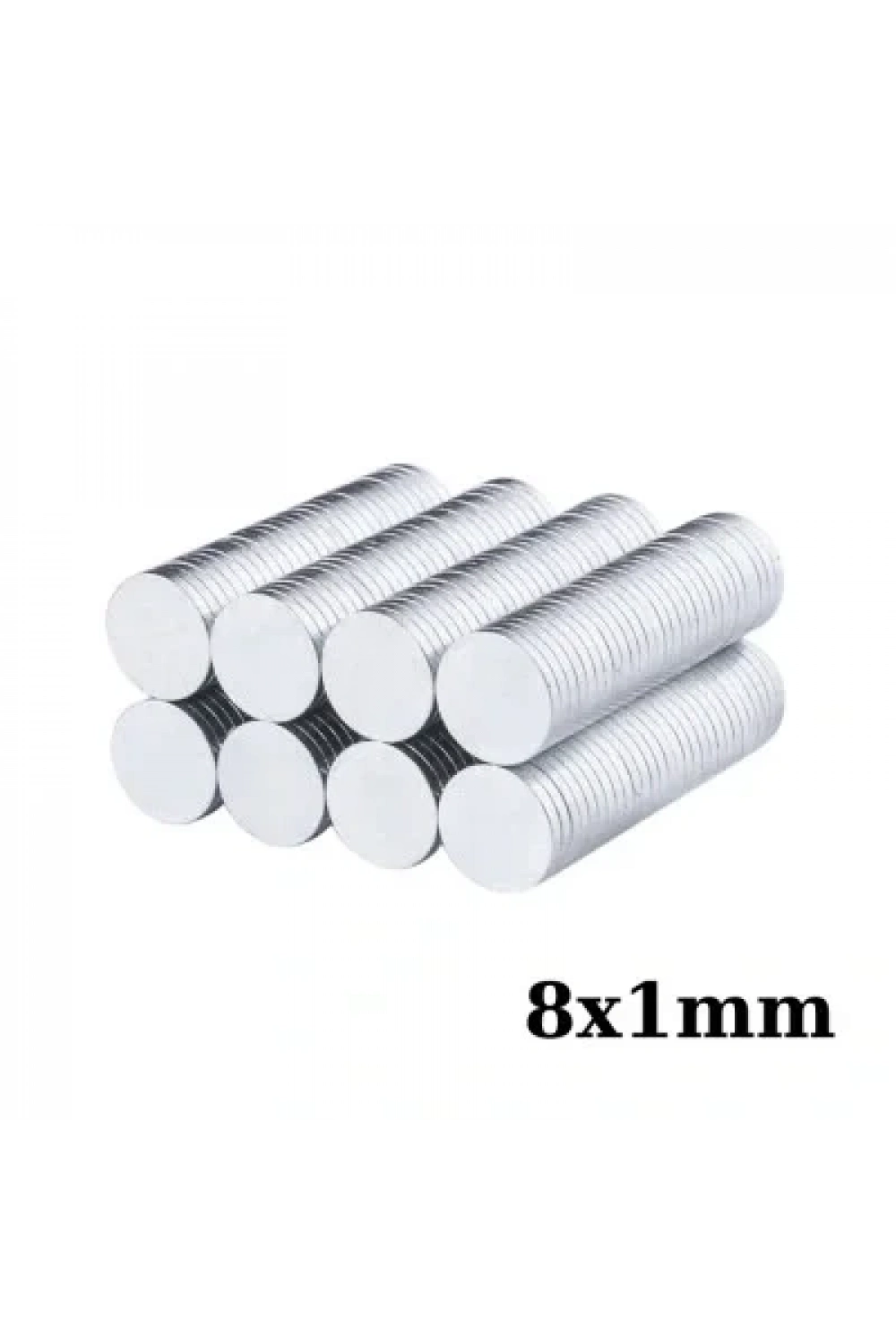 8x1mm Neodyum Güçlü Mıknatıs - Neodim Magnet