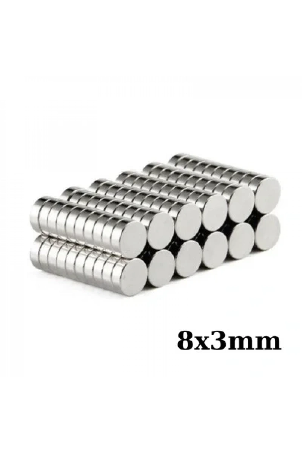 8x3mm Neodyum Güçlü Mıknatıs - Neodim Magnet