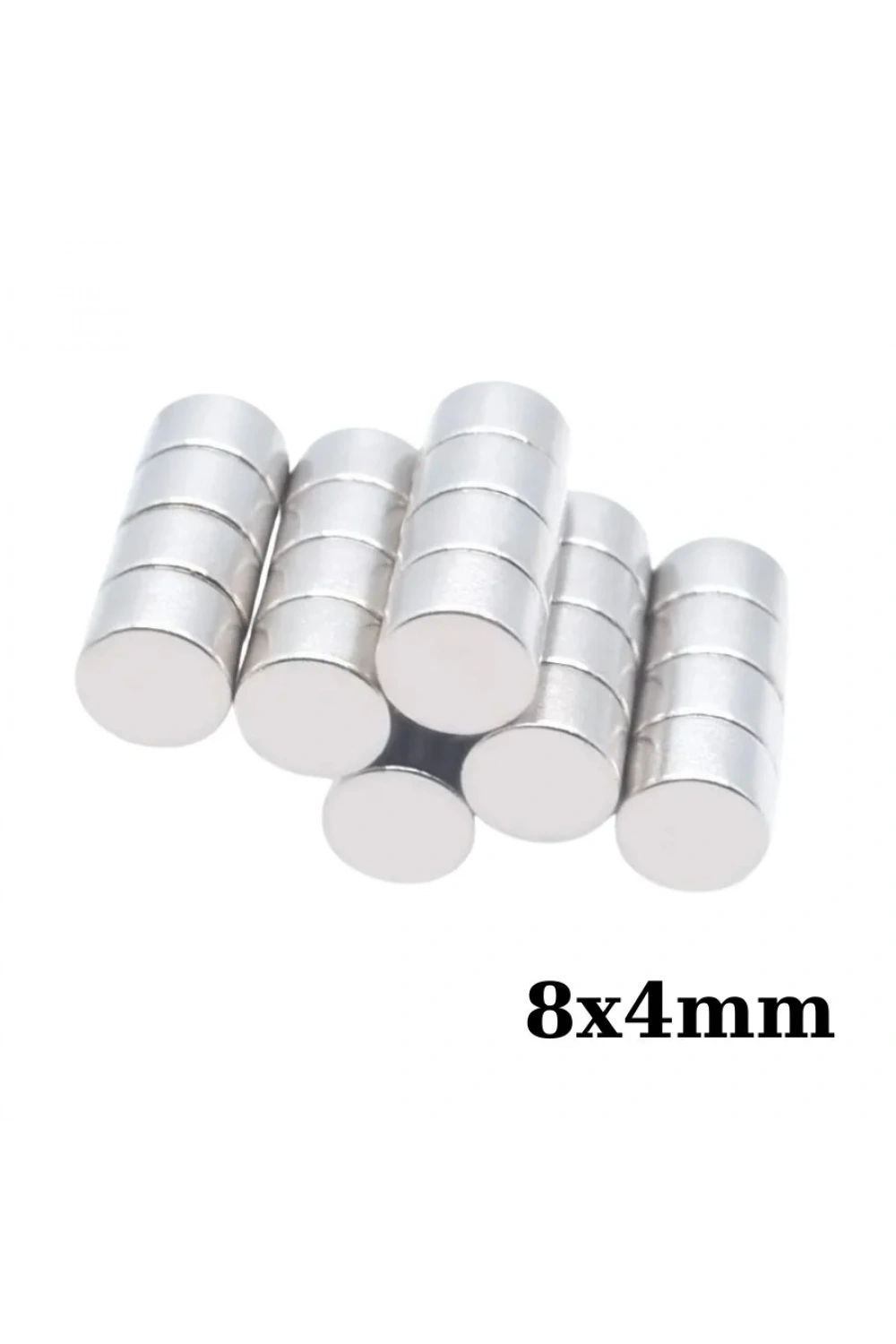 8x4mm Neodyum Güçlü Mıknatıs - Neodim Magnet