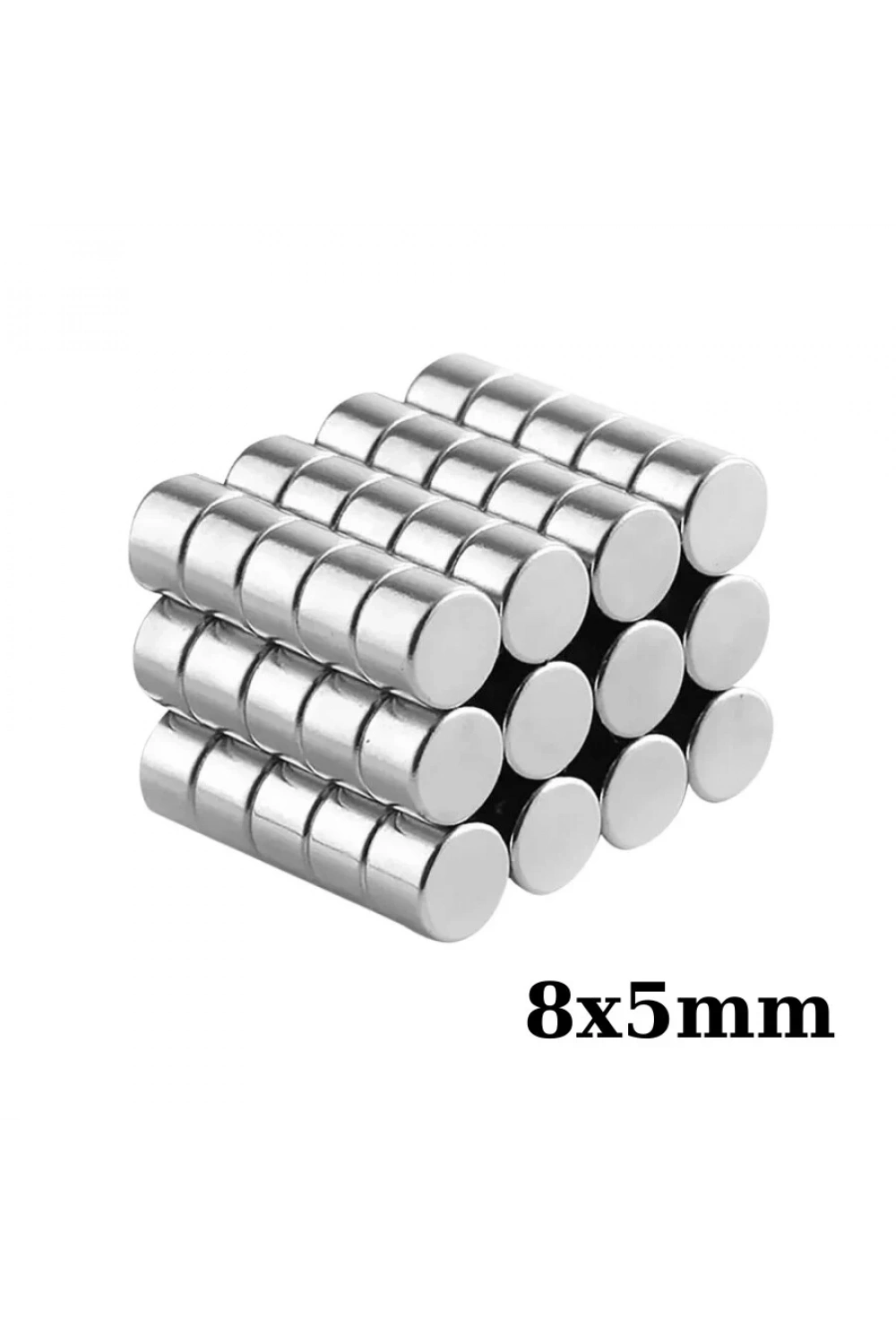 8x5mm Neodyum Güçlü Mıknatıs - Neodim Magnet