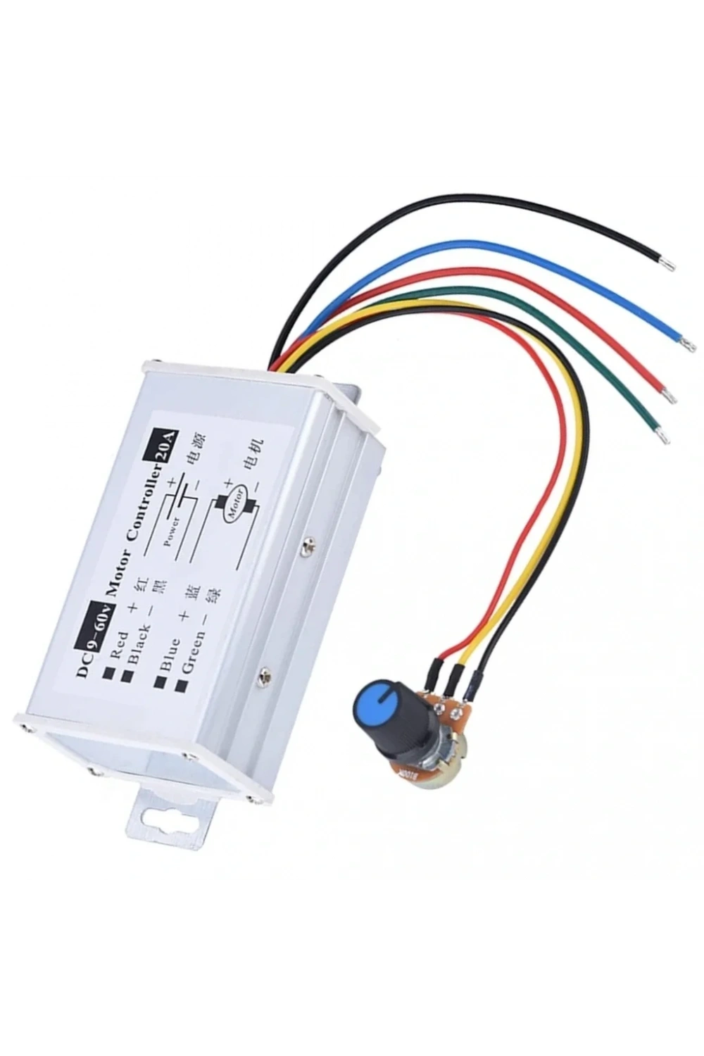 9-60V 20A PWM DC Motor Hız Kontrol Modülü