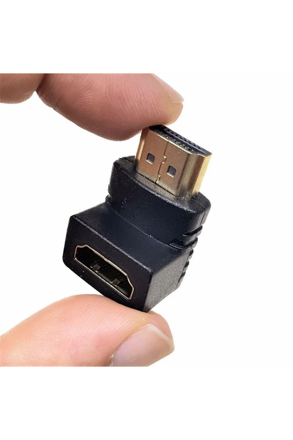 90° HDMI to HDMI Erkek-Dişi (M2F) Dönüştürücü Çevirici