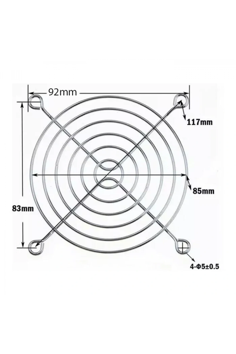 92x92mm Fan Koruma Teli