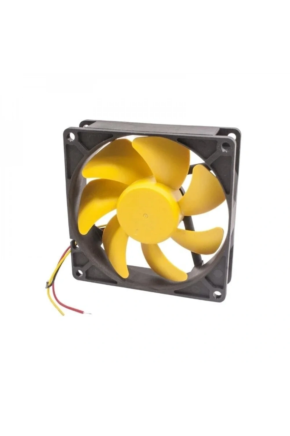 92x92x25mm 12V 0.26A Fan 3 Kablolu - Sarı