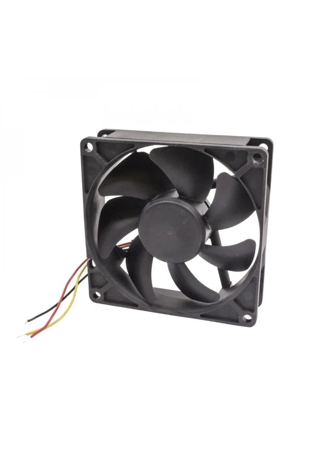 92x92x25mm 12V 0.26A Fan 3 Kablolu - Siyah