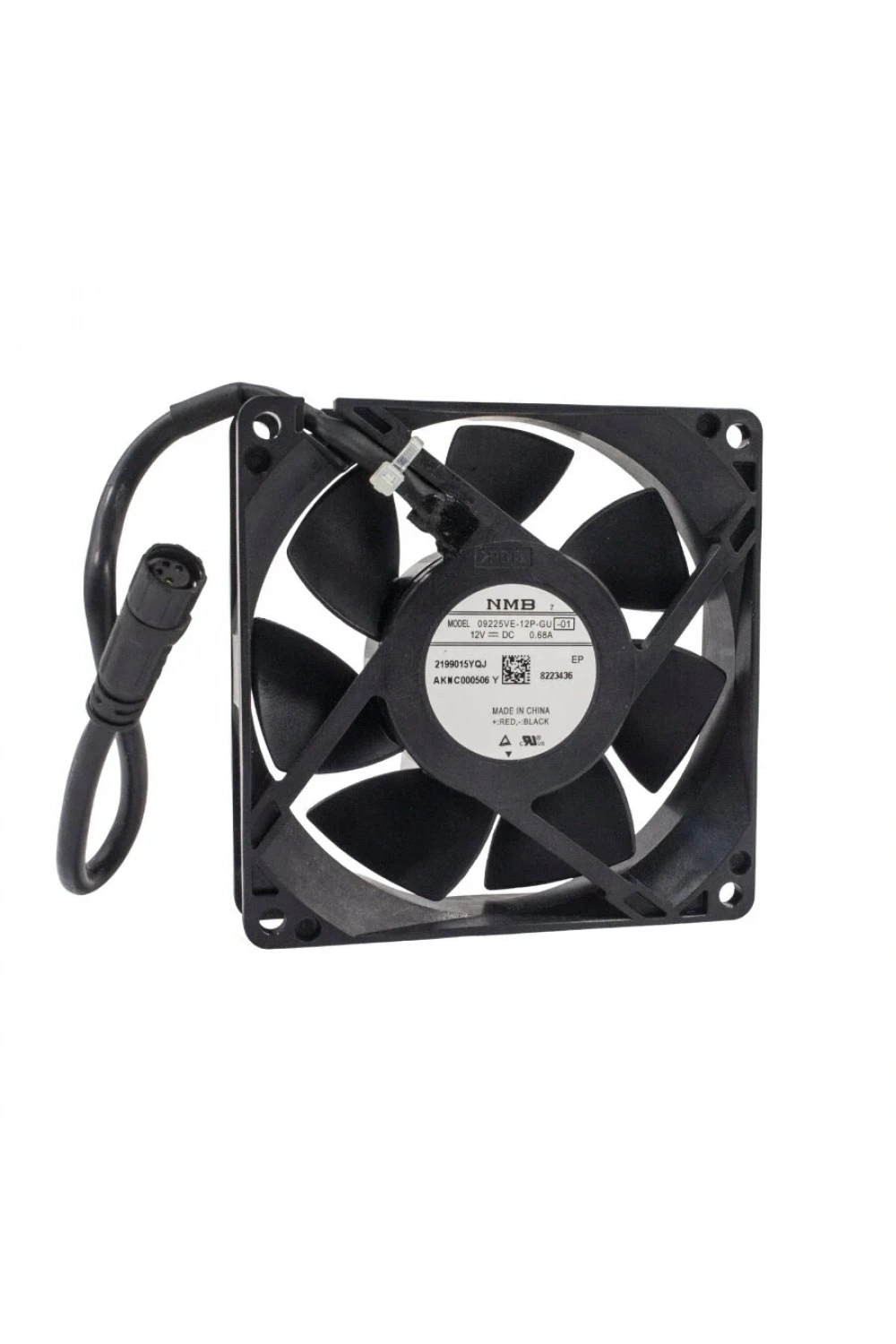 92x92x25mm 12V 0,68A Fan 4 Kablolu