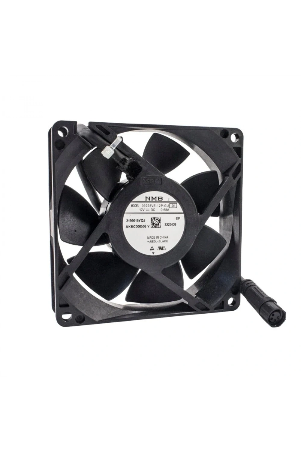 92x92x25mm 12V 0,68A Fan 4 Kablolu