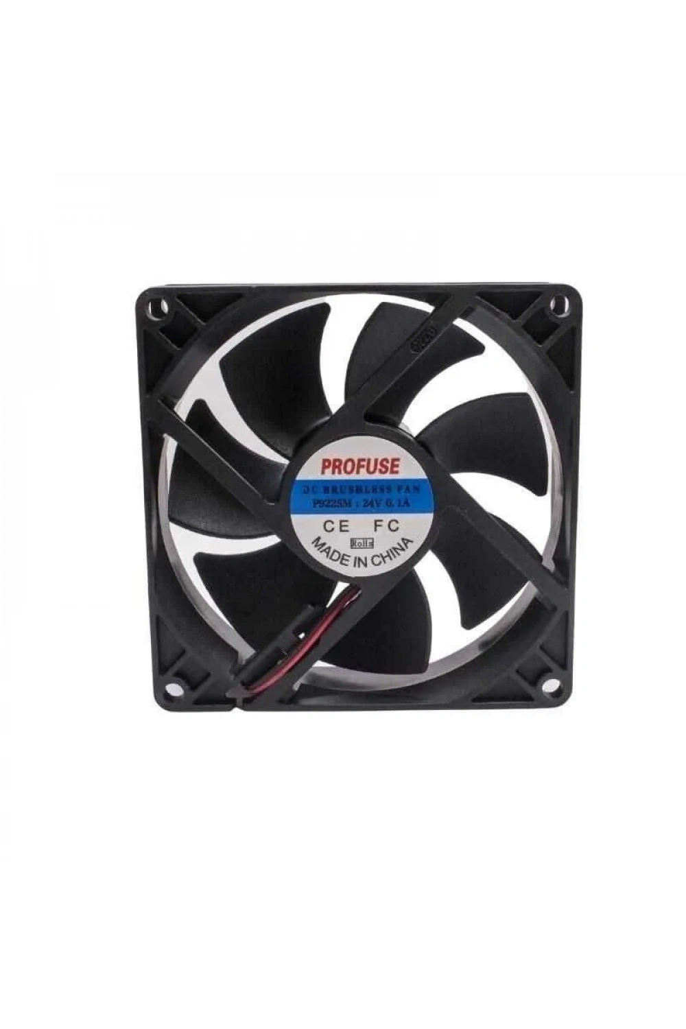 92x92x25mm 24V 0.10A Fan 2 Kablolu
