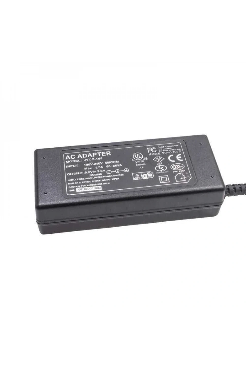 9.5V 3A Adaptör Priz Tipi - JYCC-168