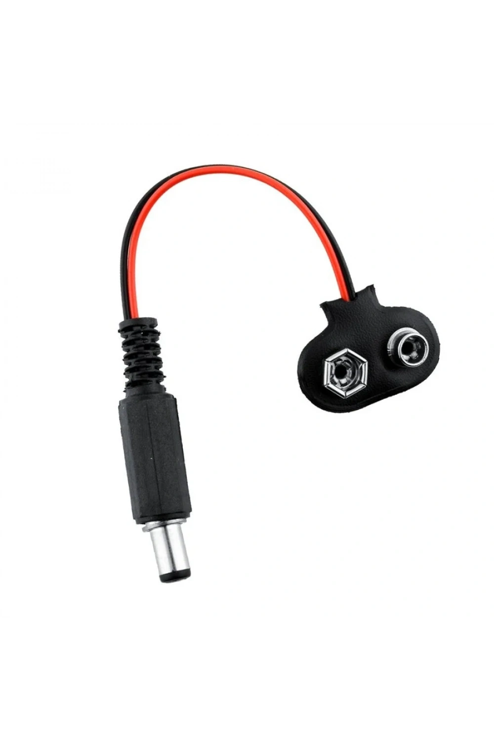 9V Jacklı Pil Soketi - T-Tip