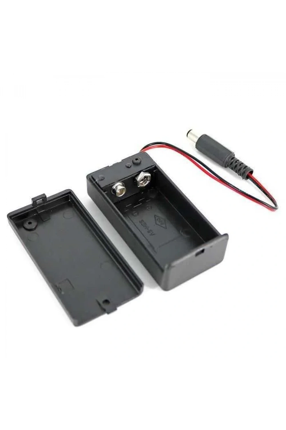 9V Pil Yuvası - Kutulu ve Anahtarlı