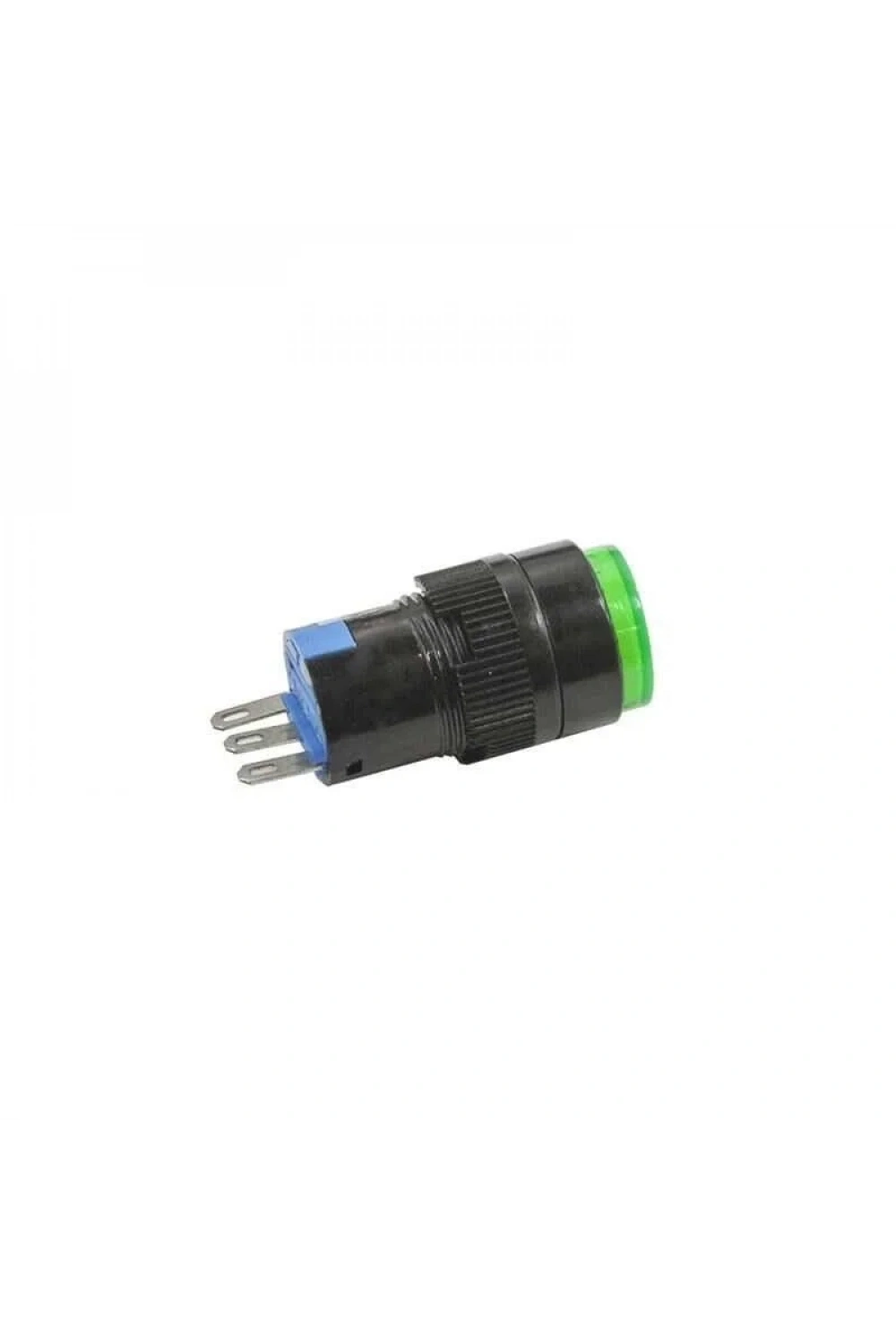 AB6-M 16mm 24V Yeşil Yaylı Buton