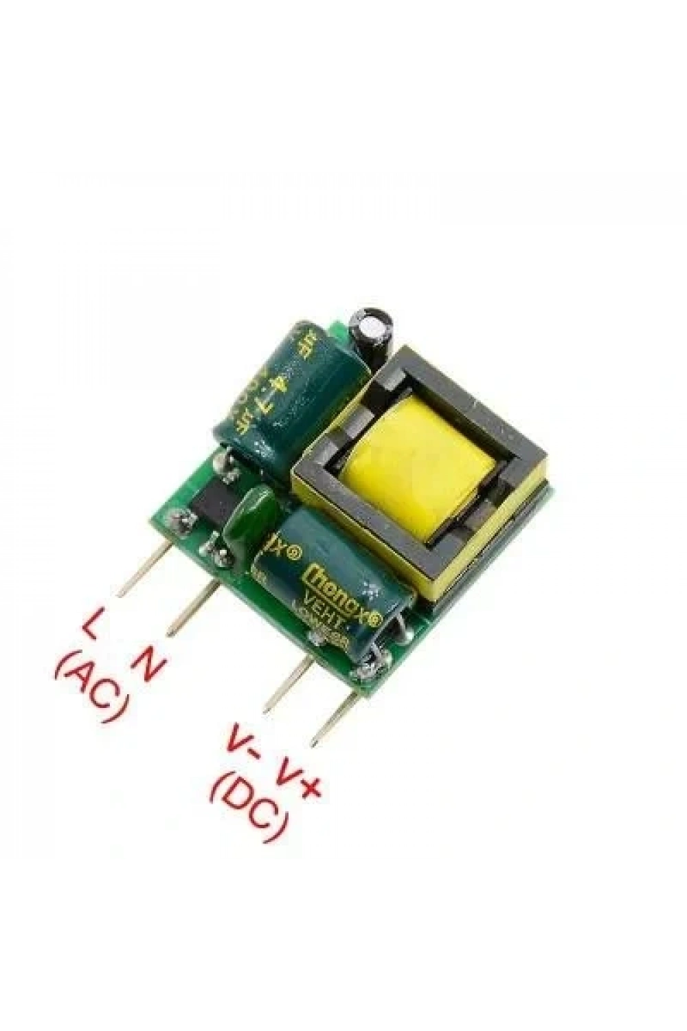 AC 220V - DC 12V 400mA Dönüştürücü Adaptör Devresi