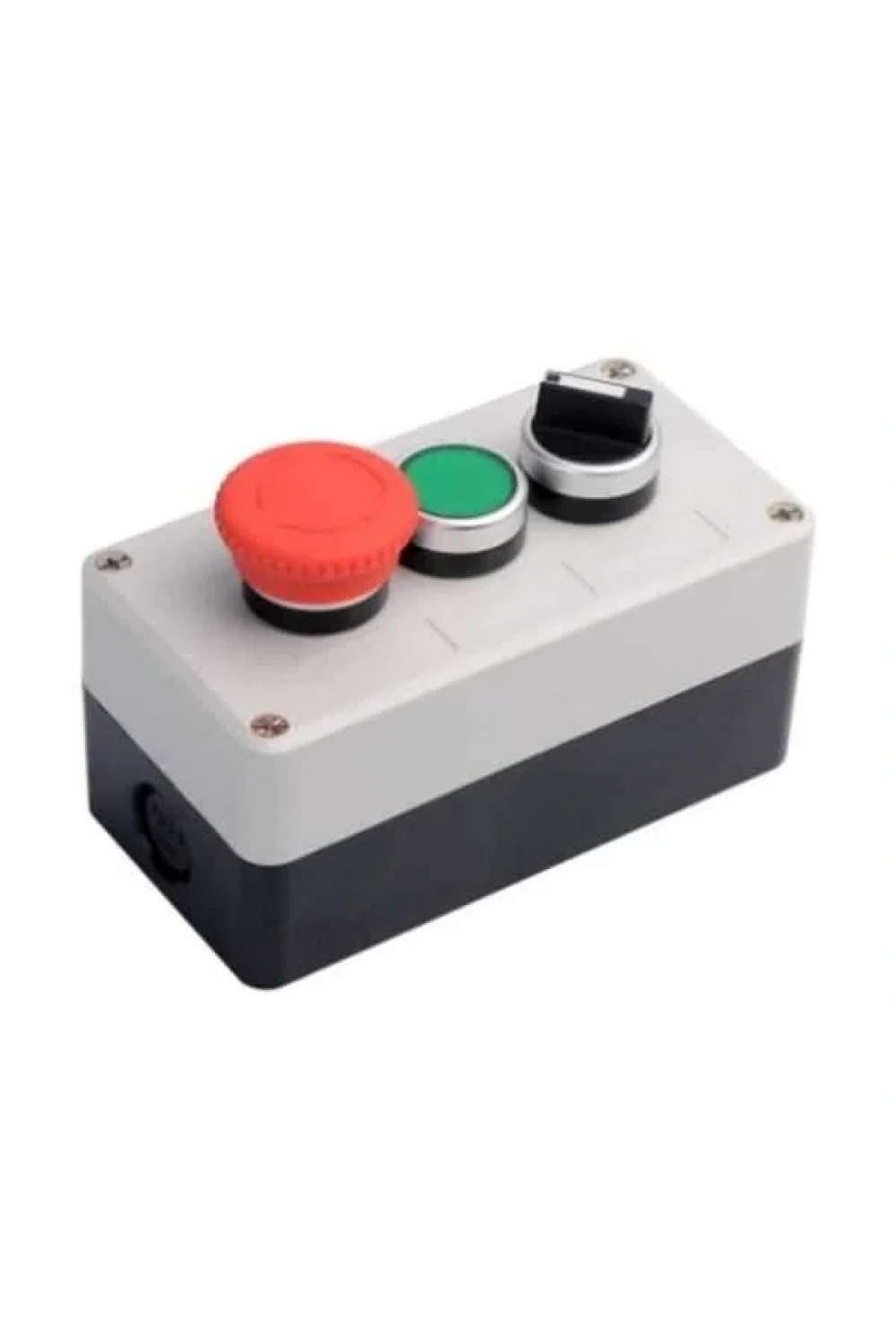 Acil Stop - Mandal Switch ve Tekli Yeşil Push Buton Kutusu