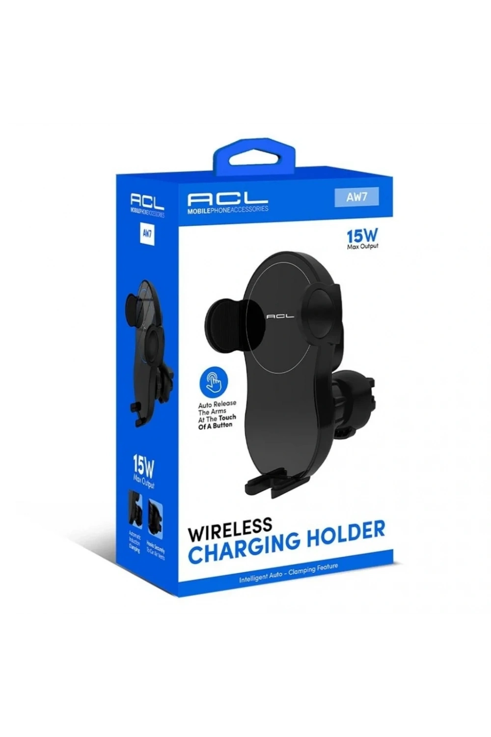 ACL 15W Dokunmatik Wireless Izgara Tipi Araç İçi Telefon Tutucu AW7