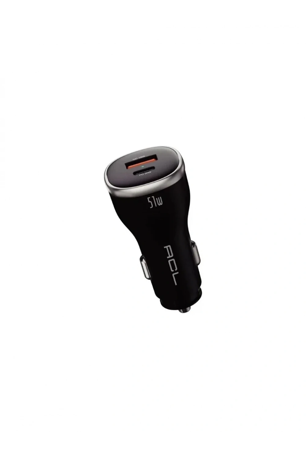 ACL AC-104 PD 6A 51 W Dual Port 1xUSB-A 1xUSB-C Çıkışlı Araç İçi Şarj Aleti