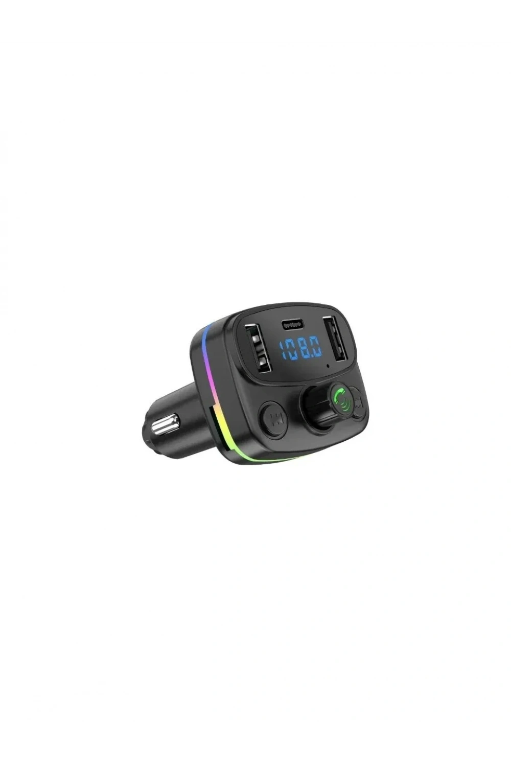 ACL AFT-10 Wireless 1A 2xUSB TF Kartlı Type-C RGB Işıklı FM Transmitter