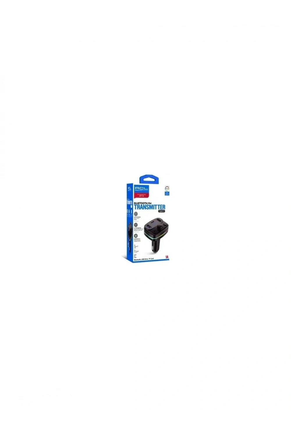 ACL AFT-10 Wireless 1A 2xUSB TF Kartlı Type-C RGB Işıklı FM Transmitter