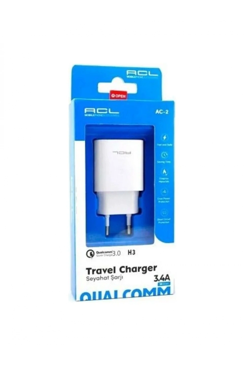 ACL H3 3.4A 18Watt Q.C 3.0 Şarj Başlığı