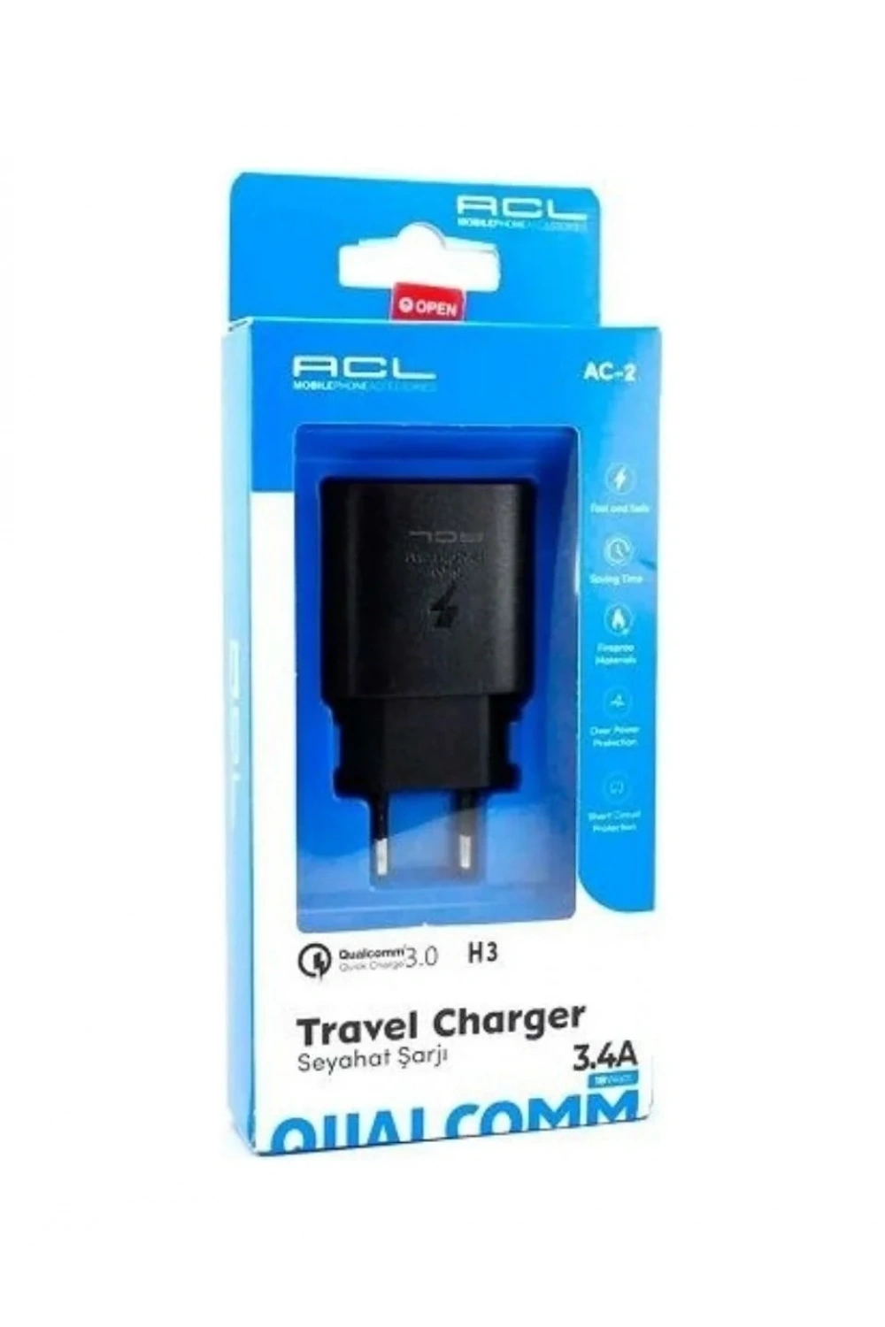 ACL H3 3.4A 18Watt Q.C 3.0 Şarj Başlığı