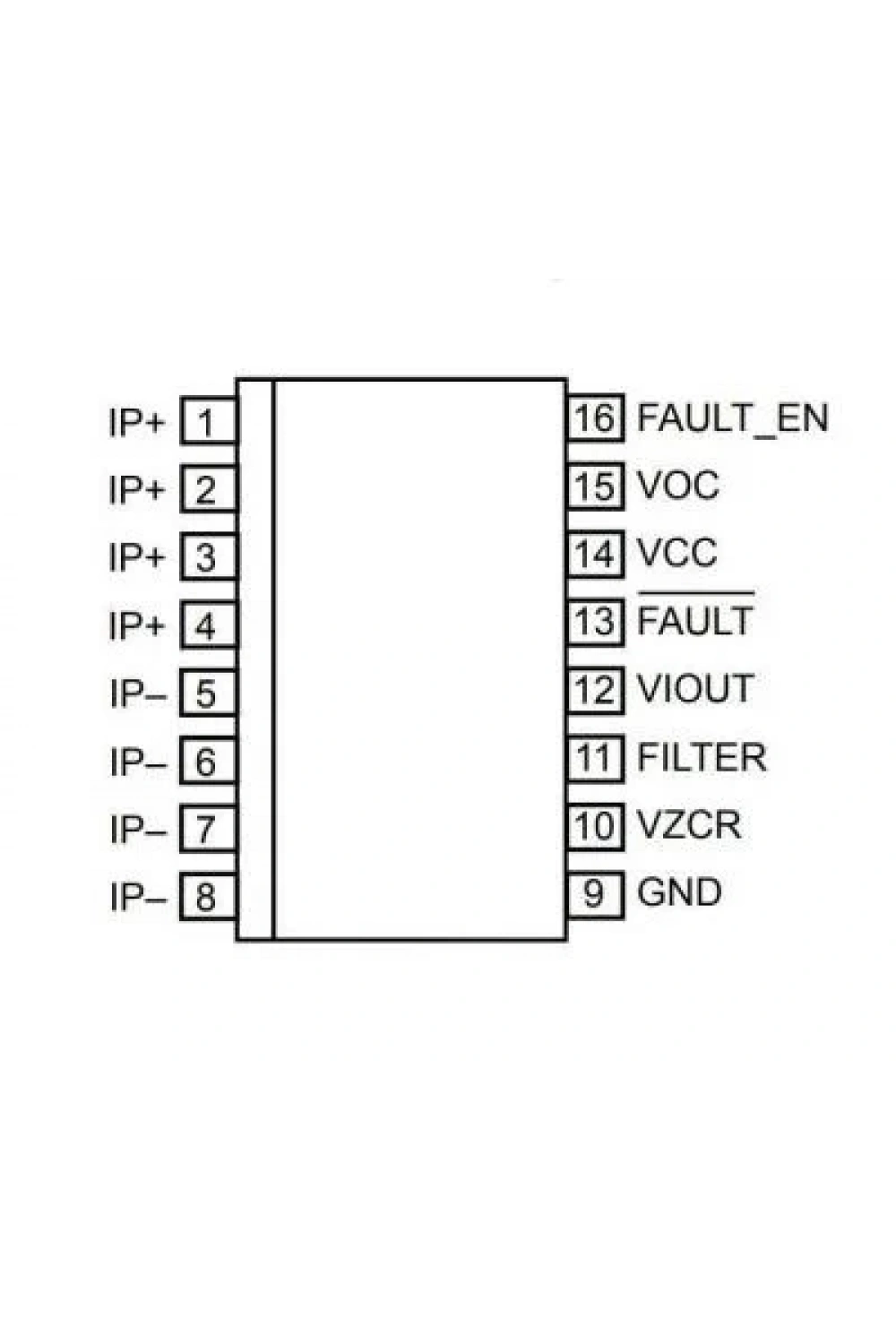 ACS710 25A SOIC-Wide-16 Smd Akım Sensörü Entegresi