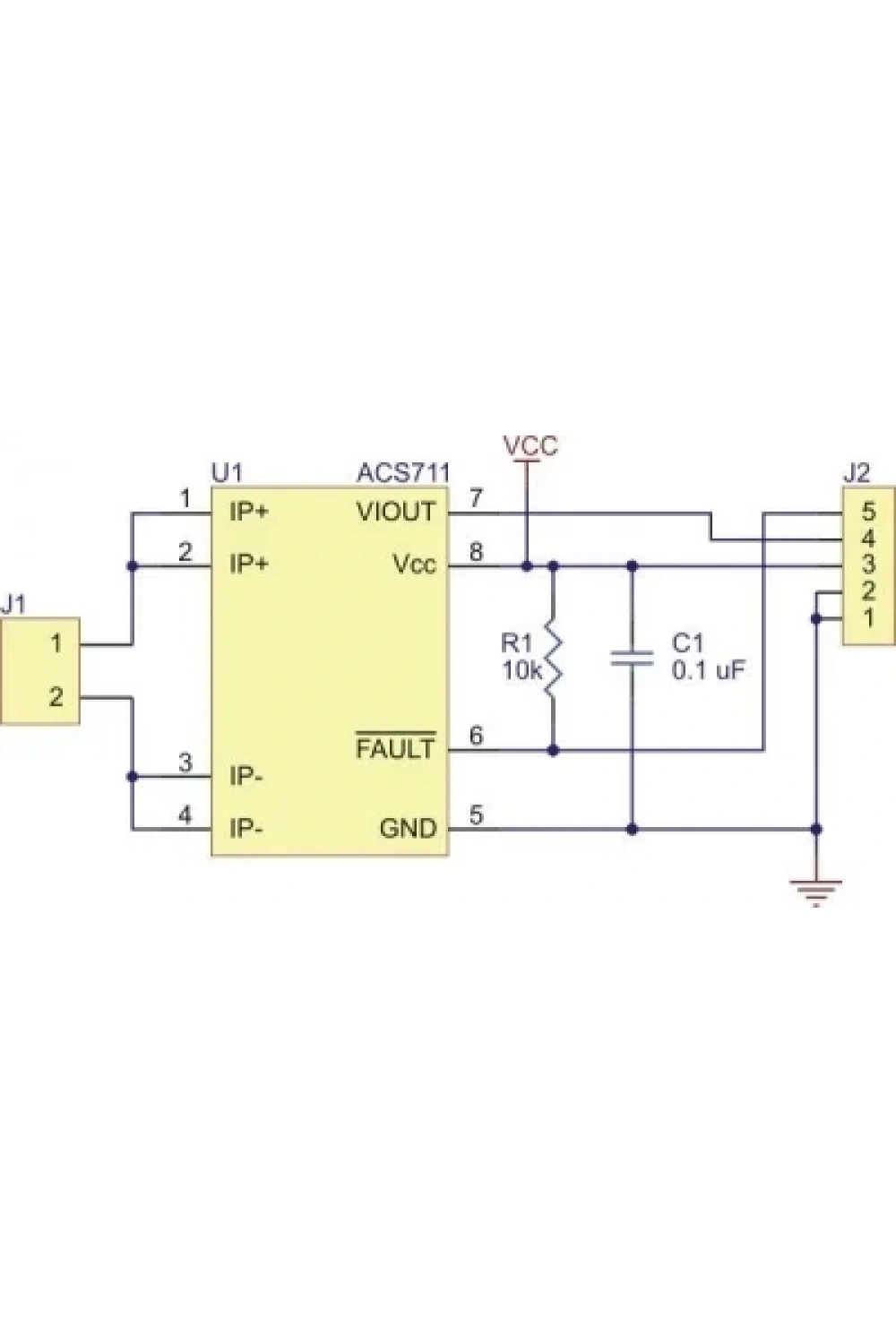 ACS711EX Akım Sensörü -15.5A / +15.5A
