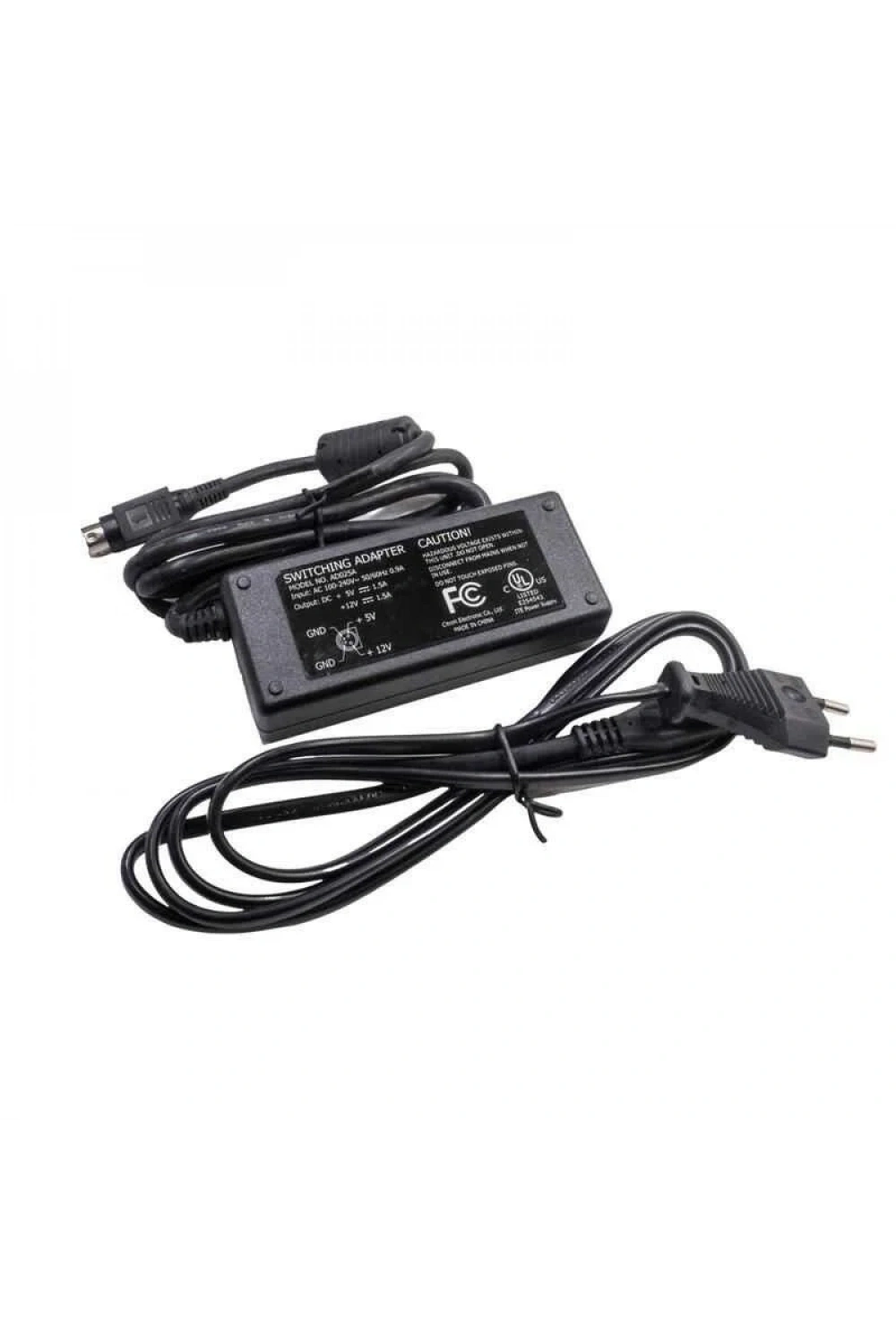 AD025A 5V/12V 1.5A Çiftli/Dual Adaptör - 4 Pinli