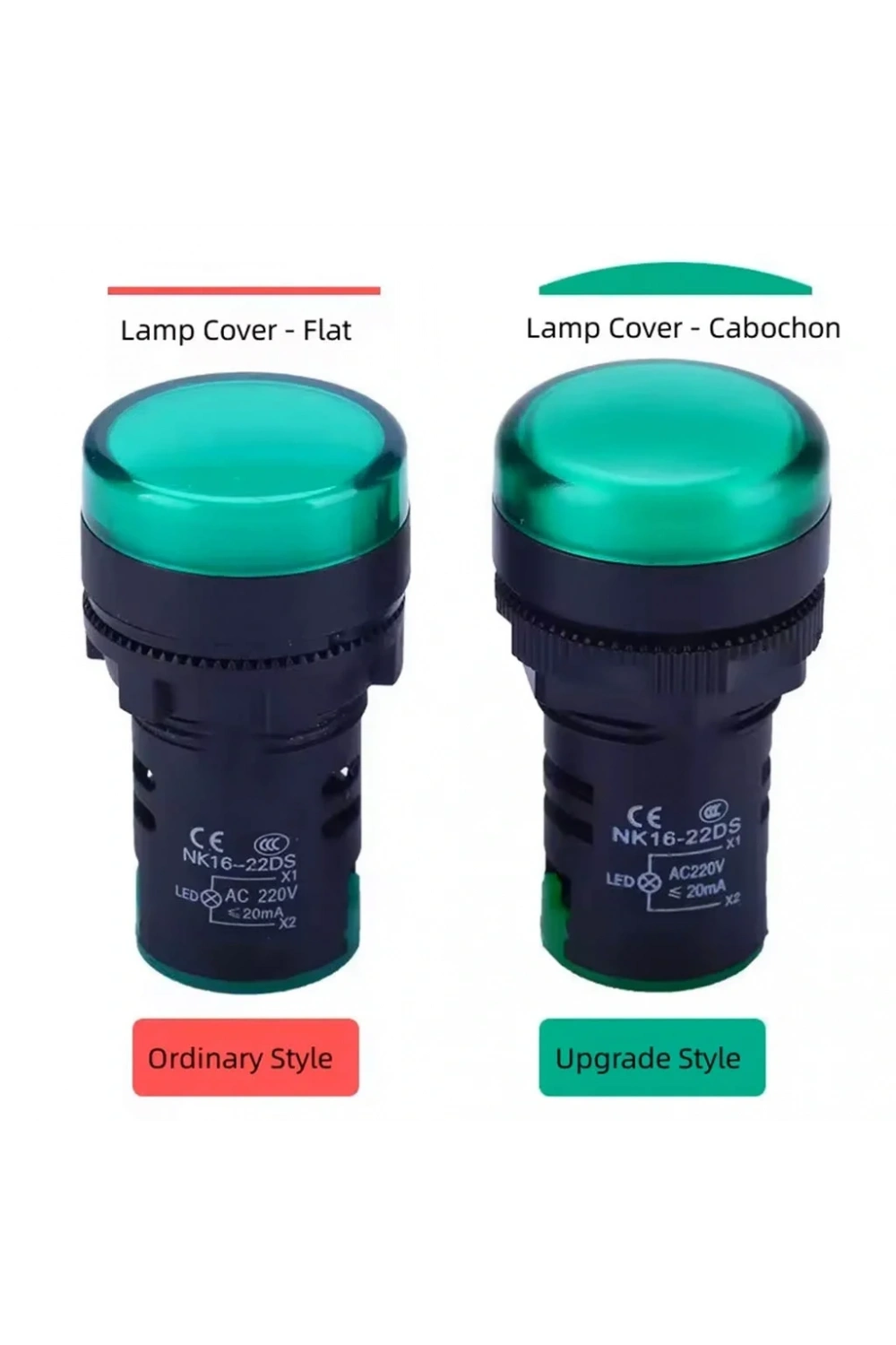 AD22-22DS 22MM Sinyal Lambası Sarı 220V