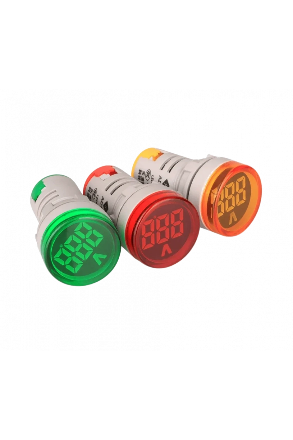 AD22-22V 22mm Dijital Voltmetre 20-500V AC Kırmızı