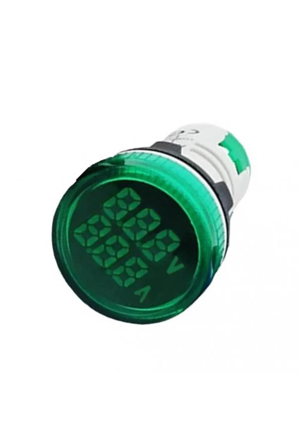 AD22-22VA 22mm Voltampermetre 50-500V 0-100A AC Yeşil