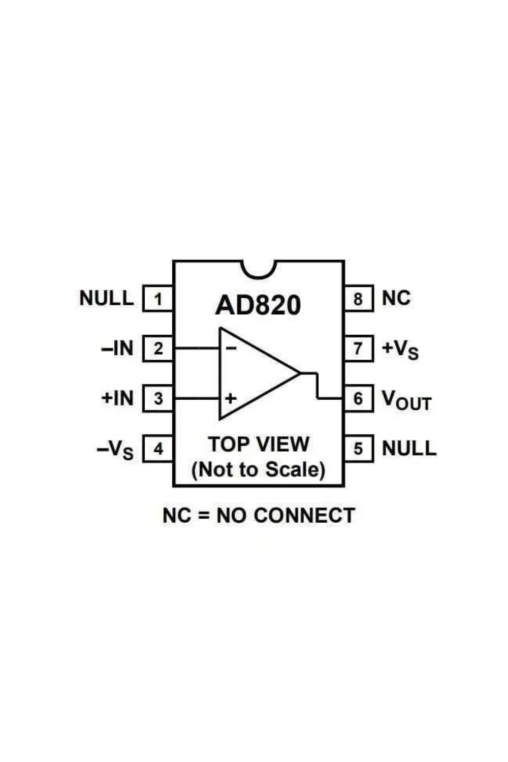 AD820AN DIP-8 OpAmp Entegresi