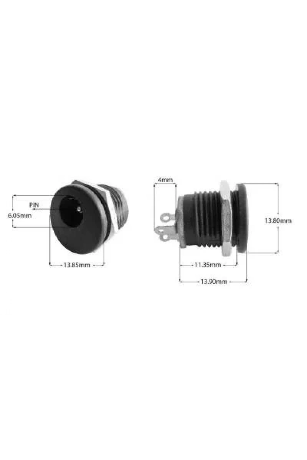 Adaptör Fişi Şase Yuvarlak 2.5mm